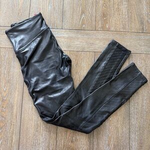SPANX Black Moto Shaping Leggings
